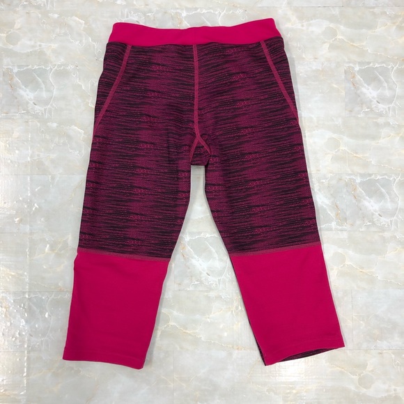 Adidas Girls Pink Capris Size 10-12 - Picture 2 of 5